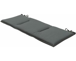 Madison - Bankkussen - Eco Pearl Grey - 150x48cm - Grijs - Tuinbankussen - Buitenbank - Tuinkussen - Weerbestendig