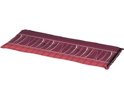 Madison - Bankkussen - Lines Brick - 150x48cm - Rood - Tuinbank Kussen - Buitenbank - Tuinkussen