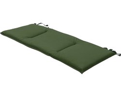 Madison - Bankkussen - Olive Green - 120x48cm - Grijs - Tuinbankussen - Buitenbank - Tuinkussen - Groen - Weerbestending