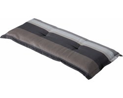 Madison Bankkussen - Stripe grey - 180x48 - Grijs