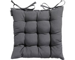Madison bistro tuinkussen Panama 46x46 cm - grijs