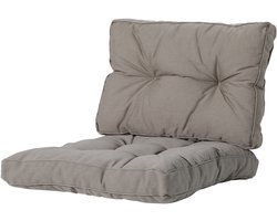 Madison florance zitkussen Rib 73x73 cm - bruin