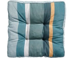 Madison Florance Zitkussen - Stripe Green - 47x47 - Groen