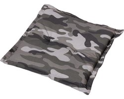 Madison hocker tuinkussen camouflage 50x50 cm