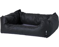 Madison Hondenmand Skai leather grey outdoor