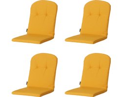 Madison - Kuipstoelkussen Hoge Rug Panama golden glow - Ca. 96x45 cm - Set van 4
