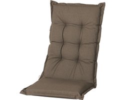 Madison - Kussen Hoog Outdoor Oxford Taupe - 123x50 - Bruin