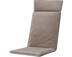 Madison Kussen lage rug outdoor Velvet taupe/panama  taupe 105x50 Bruin