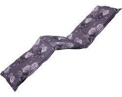 Madison Ligbed kussen 55 x 190 cm Denim flower grey