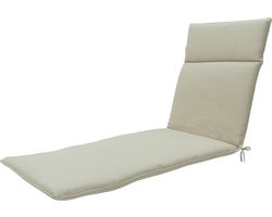 Madison - Ligbedkussen Beige canvas eco+ - Ca. 190x60 cm