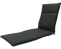 Madison - Ligbedkussen Dark grey canvas eco+ - Ca. 190x60 cm