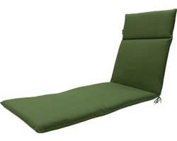 Madison - Ligbedkussen Moss green canvas eco+ - Ca. 190x60 cm