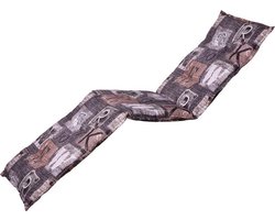 Madison ligbedkussen New york 200x65 cm - taupe