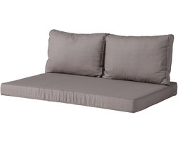Madison - Lounge Basic taupe - 120x80 - Bruin