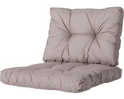 Madison Lounge kussen Florence Taupe - 60 x 60cm