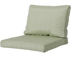 Madison - Lounge luxe Panama sage - 60x60 - Groen