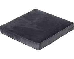 Madison - Lounge luxe Velvet panama grey - 60x60 - Grijs