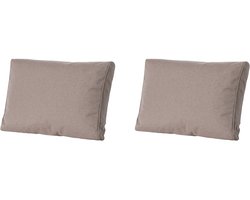 Madison - Lounge Profi-Line Manchester taupe - Ca. 43x73 cm - Set van 2