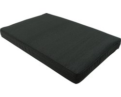 Madison - Lounge Zitkussen Dark grey canvas eco+ - Ca. 120x80 cm