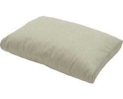 Madison - Loungekussen 60X43 - Beige - Beige Recycled Canvas
