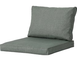 Madison - Loungekussen - Tuinkussen - Zitkussen - Rugkussen - 2-delig - 60 x 60cm - Oxford Groen