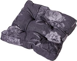 Madison matraskussen florance Denim flower 47x47 cm - grijs