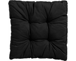 Madison matraskussen florance Panama 47x47 cm - zwart