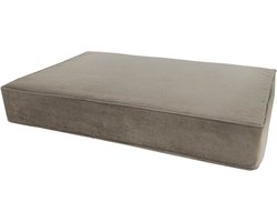 Madison Orthopedisch Hondenkussen – Tegen gewrichtspijn – Anti-sliplaag – Natuurlijk comfort – Waterafstotend – Foam matras – Wasbare hoes – Maat S – Velvet Taupe