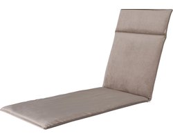 Madison - Outdoor - Loungekussen - 190 x 60cm - Panama Velvet Taupe - Ligbedkussen