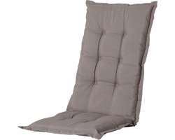 Madison Outdoor Stoelkussen hoog Panama 123x50 cm taupe PHOSO061