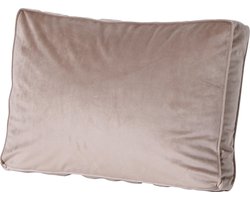 Madison - Palletkussen - Loungekussen - Rug - 60x40cm - Velvet Taupe