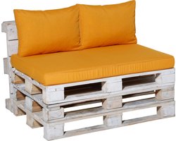 Madison Palletkussenset Panama Goud Geel - 3 Delig