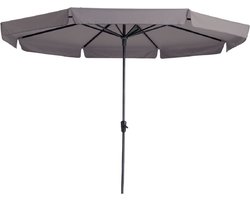 Madison - Parasol Syros - Rond - 350cm - Taupe