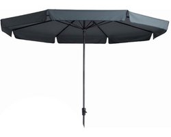 Madison parasol Syros round Ø350cm Grijs