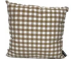 Madison sierkussen 45x45 cm Taupe/White