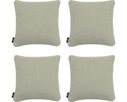 Madison - Sierkussen Nola natural - 45x45x10cm - Set van 4