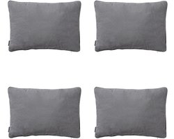 Madison - Sierkussen Panama grey - Ca. 40x60 cm - Set van 4