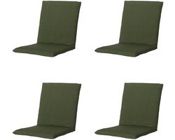 Madison - Stapelstoelkussen Panama green - Ca. 97x49 cm - Set van 4