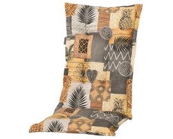 Madison Stoelkussen met hoge rug Ava 123x50 cm geel