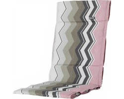 Madison - Tuinkussen - Fiber De Luxe - Hoge Rug - Chris Pink - 125x51cm - Roze