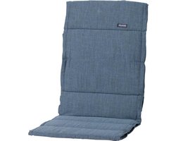 Madison tuinkussen fiber sling Melange premium ice 123x50 cm - blauw waterproof