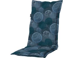 Madison - Tuinkussen Hoge Rug Circle Blue - 123x50cm
