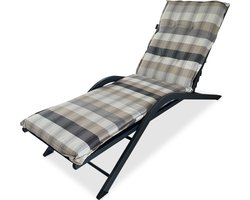 Madison - Tuinkussen - Ligbedkussen - 190 x 55cm - Sabrina Sand - Ligbedkussens