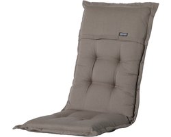 Madison - Tuinkussens Hoge Rug Rib Liver - 123x50 - Bruin/Grijs
