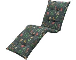 Madison - Tuinkussens - Ligbedkussen - 200 x 60cm - Clea Grey - Grijs