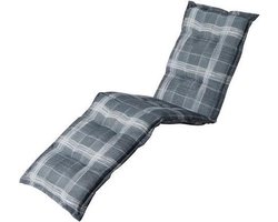 Madison - Tuinkussens - Ligbedkussens - 200x65cm - Simon Blue - Blauw