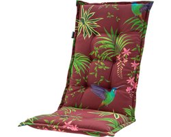 Madison - Tuinstoelkussen - 123cm x 50cm - Celeste Rood - Tuinkussen