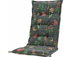 Madison - Tuinstoelkussen - 123cm x 50cm - Clea Grijs - Tuinkussen