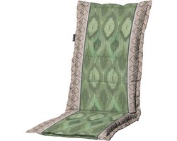Madison - Tuinstoelkussen - 123cm x 50cm - Ikatin Sage Groen - Tuinkussen