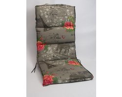 Madison Tuinstoelkussen fiber 110x50 cm Timor taupe extra dik